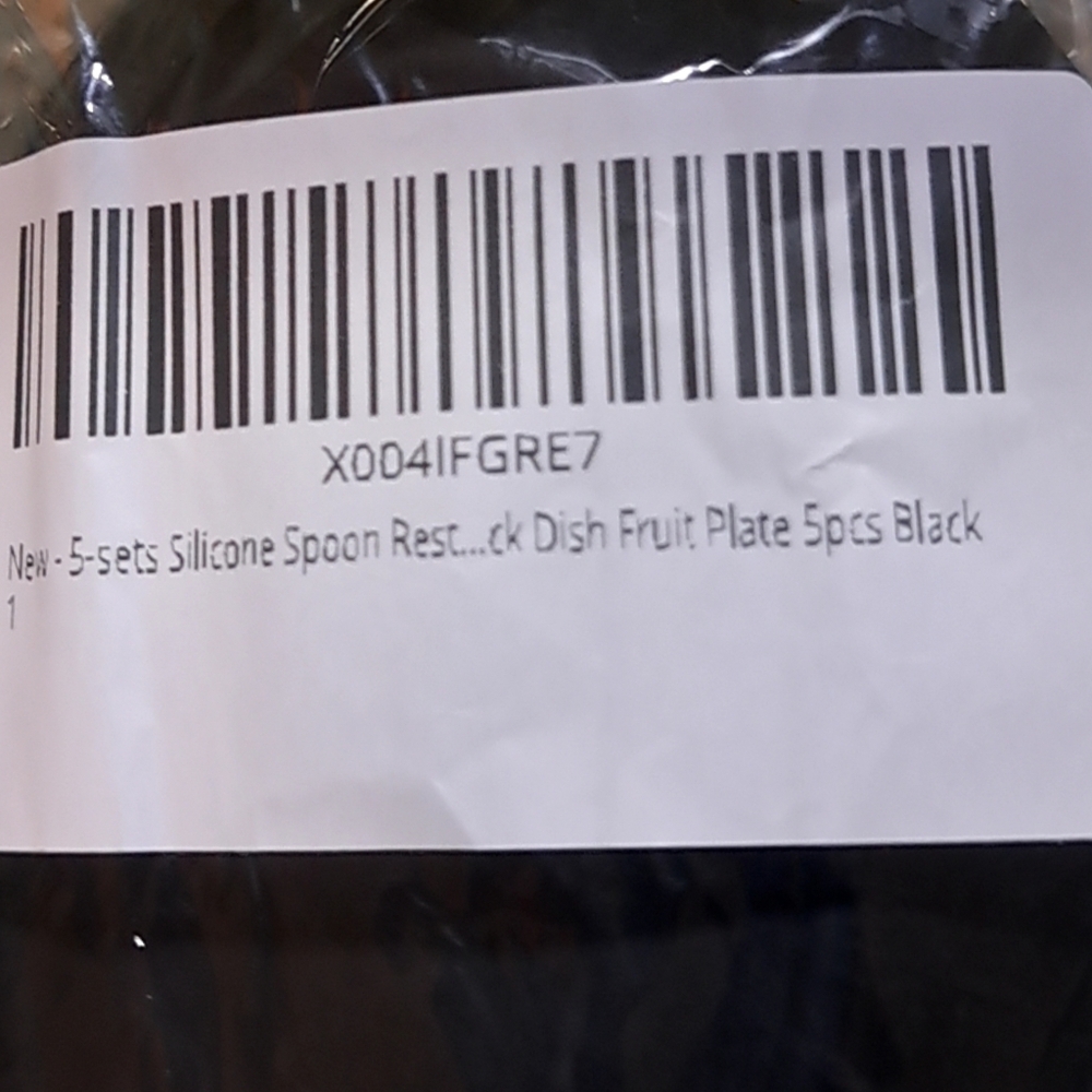 👣4/$20. Heat-Resistant Silicone Spoon Shaped Pads and/or Fruit Plates. 5 Pcs. - Picture 10 of 10